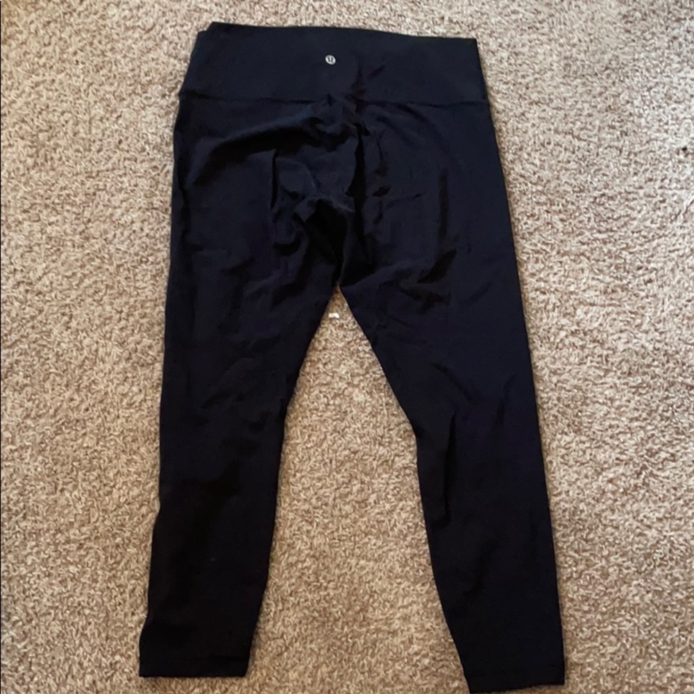 Black Size 10 Lululemon Wonder Under leggings